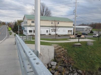 Southward on NY 345 Bridge over Grass River image. Click for full size.