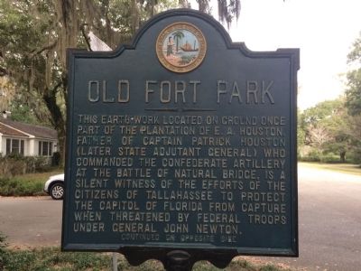 Old Fort Park Marker (Front). Click for full size. Old Fort Park Marker (Front) image. Click for full size.