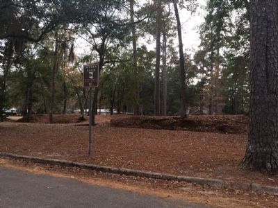 Earth works of Fort Houston. Click for full size. Earth works of Fort Houston image. Click for full size.