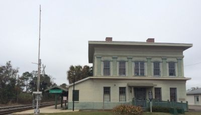Jacksonville, Pensacola and Mobile Railroad Company Freight Depot image. Click for full size.