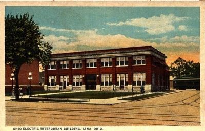 <i>Ohio Electric Interurban Building, Lima, Ohio</i>. Click for full size. <i>Ohio Electric Interurban Building, Lima, Ohio</i> image. Click for full size.