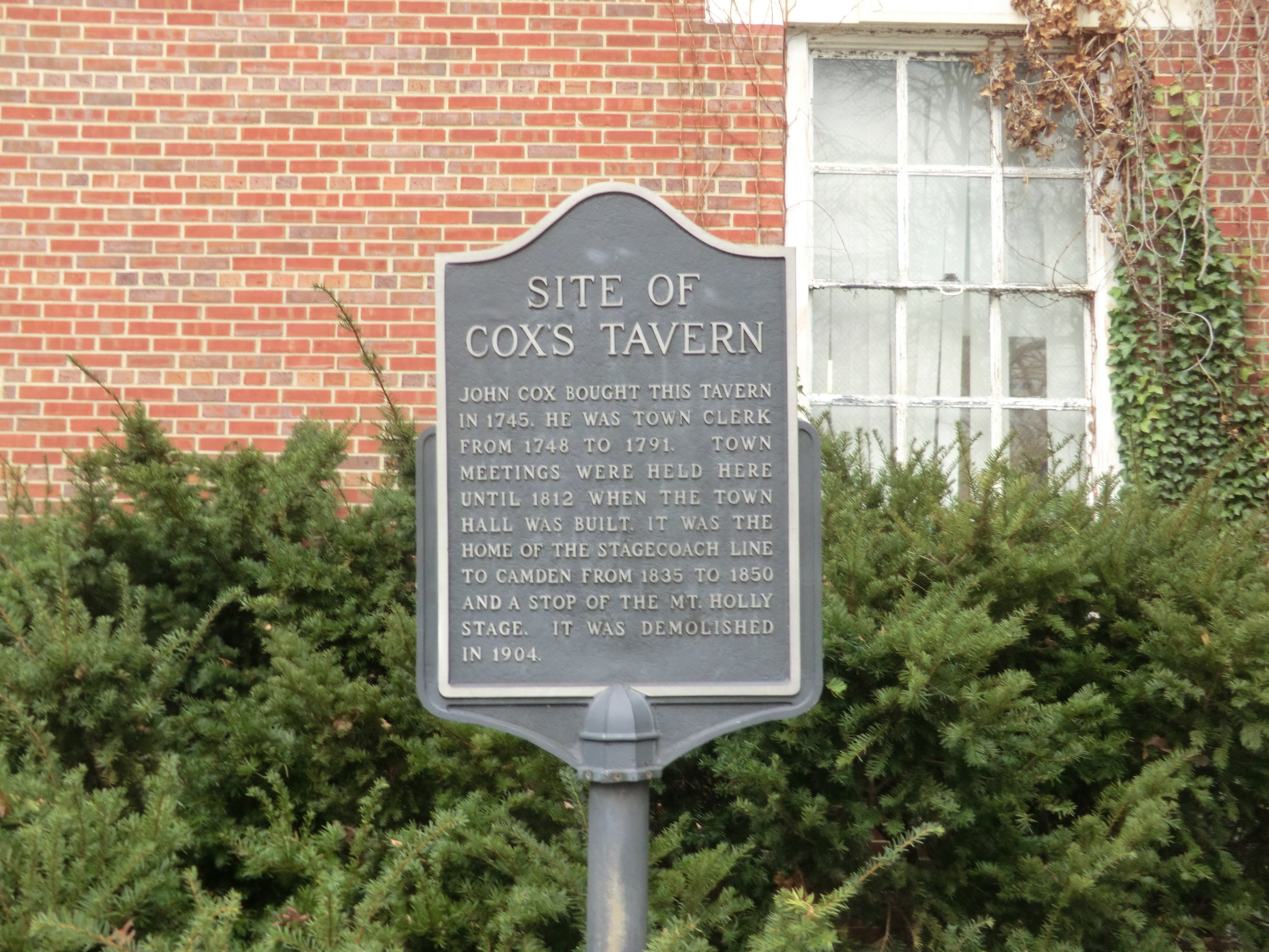 Site of Cox