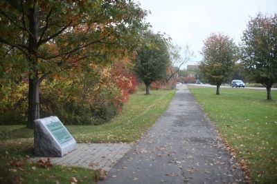 Niagara River Recreation Trail Marker. Click for full size. Niagara River Recreation Trail Marker image. Click for full size.