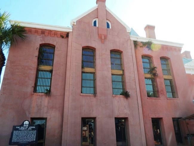 The Old St. Johns County Jail (<i>north end view</i>). Click for full size. The Old St. Johns County Jail (<i>north end view</i>) image. Click for full size.
