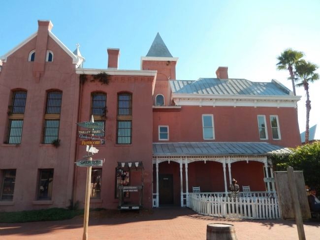 The Old St. Johns County Jail (<i>front center view</i>). Click for full size. The Old St. Johns County Jail (<i>front center view</i>) image. Click for full size.