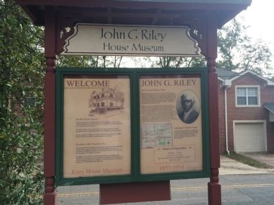 John G. Riley House Museum Information image. Click for full size.