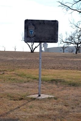 The Texas 36th Division Memorial Highway Marker. Click for full size. The Texas 36th Division Memorial Highway Marker image. Click for full size.