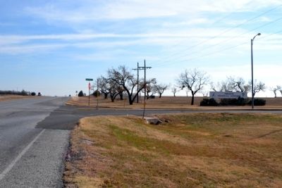View to South Along State Highway 36,<br>The Texas 36th Division Memorial Highway image. Click for full size.
