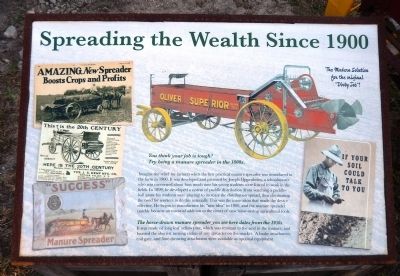 Spreading the Wealth Since 1900 Marker image. Click for full size.