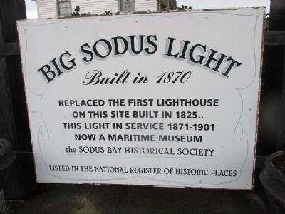 Big Sodus Light Marker. Click for full size. Big Sodus Light Marker image. Click for full size.