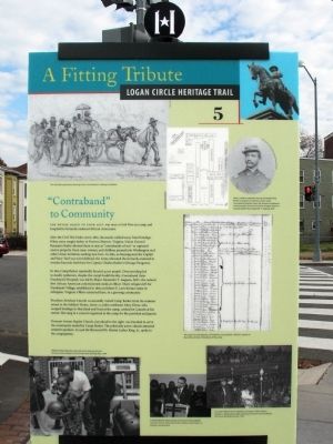 “Contraband” to Community Marker image. Click for full size.