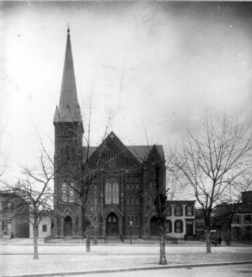Vermont Avenue Baptist Church, ca. 1899. Click for full size. Vermont Avenue Baptist Church, ca. 1899 image. Click for full size.