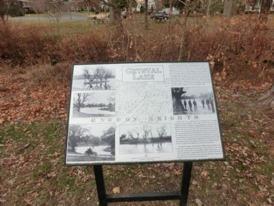 Crystal Lake Marker image. Click for full size.