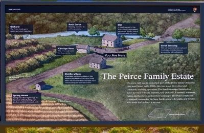 The Peirce Family Estate Marker image. Click for full size.