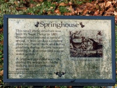 Springhouse Marker image. Click for full size.