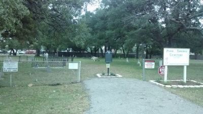 Pond Springs Cemetery & Marker image. Click for full size.