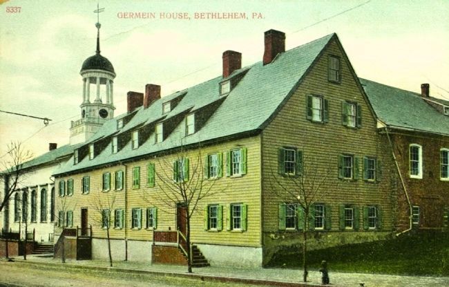 <i>Gemein House, Bethlehem, Pa.</i> image. Click for full size.