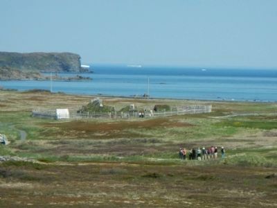 L'Anse aux Meadows. Click for full size. L'Anse aux Meadows image. Click for full size.