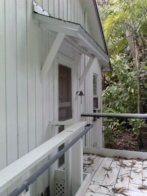 Back entrance of cottage image. Click for full size.