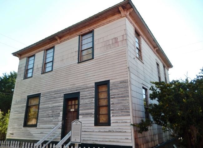 The 1910 Mary Peck House and Marker. Click for full size. The 1910 Mary Peck House and Marker image. Click for full size.