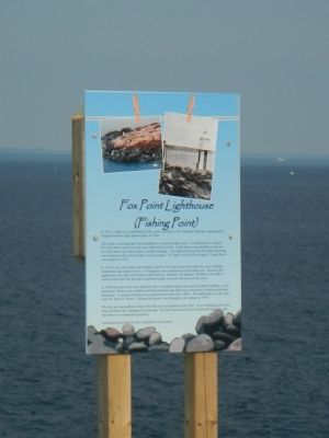 Fox Point Lightouse Marker image. Click for full size.