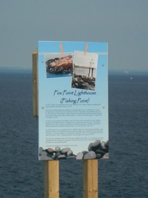 Fox Point Lightouse Marker image. Click for full size.