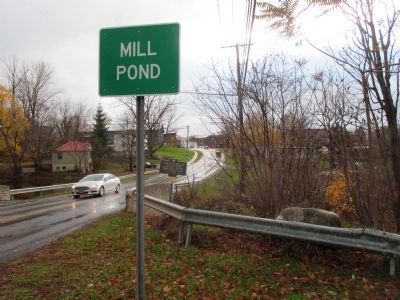 Mill Pond Sign and Marker. Click for full size. Mill Pond Sign and Marker image. Click for full size.