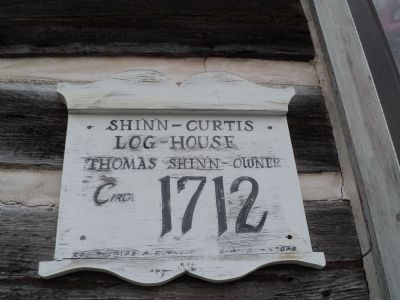Second Shinn-Curtis Log House Marker image. Click for full size.