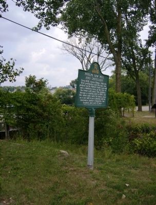 Phelps Saw Mill and Distillery Marker. Click for full size. Phelps Saw Mill and Distillery Marker image. Click for full size.