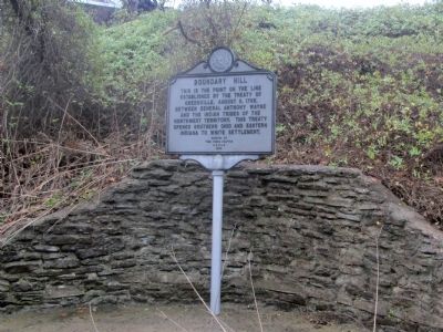 Boundary Hill Marker image. Click for full size.