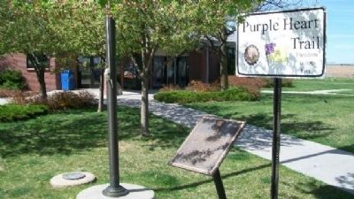 The Purple Heart Marker. Click for full size. The Purple Heart Marker image. Click for full size.