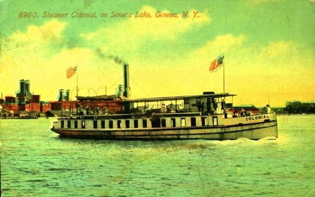 <i> Steamer Colonial, on Seneca Lake, Geneva, N.Y.</i> image. Click for full size.