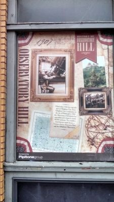 History of Observatory Hill Marker image. Click for full size.