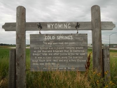 Cold Springs Marker image. Click for full size.