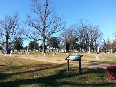 Shockoe Hill Cemetery CWT Marker. Click for full size. Shockoe Hill Cemetery CWT Marker image. Click for full size.