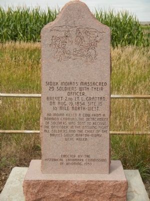Sioux Indians Massacred Marker. Click for full size. Sioux Indians Massacred Marker image. Click for full size.