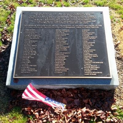 Shockoe Hill Cemetery Union POW Memorial image. Click for full size.