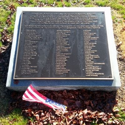 Shockoe Hill Cemetery Union POW Memorial image. Click for full size.