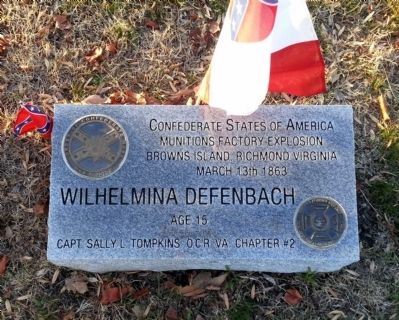 Wilhelmina Defenbach, Age 15. Click for full size. Wilhelmina Defenbach, Age 15 image. Click for full size.