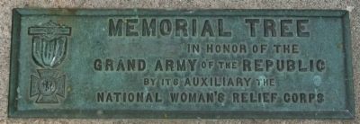 Memorial Tree Marker. Click for full size. Memorial Tree Marker image. Click for full size.