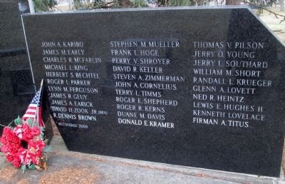 Bellefontaine Vietnam Memorial Marker image. Click for full size.