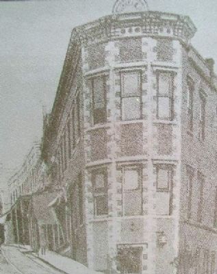 Marker Photo of Second Flat-Iron Bldg image. Click for full size.