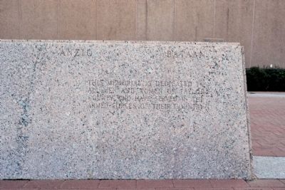 Taylor County Veterans Memorial Inscription. Click for full size. Taylor County Veterans Memorial Inscription image. Click for full size.
