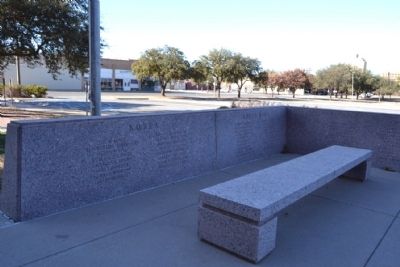 Memorial Wall of Korea and World War I. Click for full size. Memorial Wall of Korea and World War I image. Click for full size.