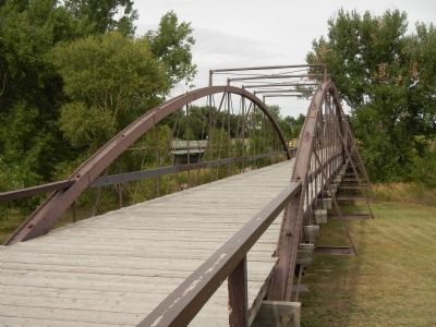 The Fort Laramie Platte River Bridge. Click for full size. The Fort Laramie Platte River Bridge image. Click for full size.