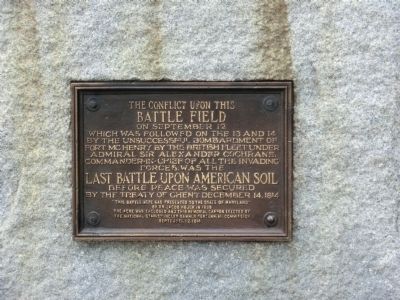 The Conflict upon the Battle Field Marker image. Click for full size.