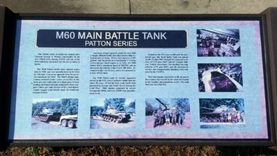 M60 Main Battle Tank Marker. Click for full size. M60 Main Battle Tank Marker image. Click for full size.