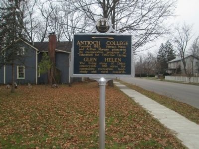 Antioch College and Glen Helen Marker image. Click for full size.
