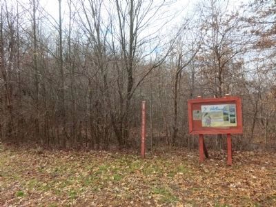 Wetlands Marker with a Wetland Trail marker. Click for full size. Wetlands Marker with a Wetland Trail marker image. Click for full size.