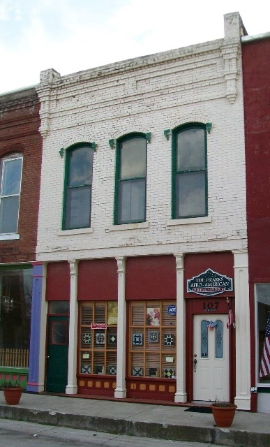 First Permanent Home of Bank of Ash Grove, Mo and Marker